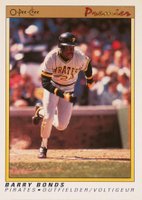 1991 O-Pee-Chee Premier #12 Barry Bonds Baseball Card