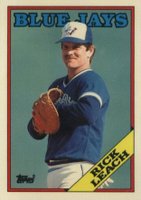 1988 Topps Tiffany #323 Rick Leach Baseball Card