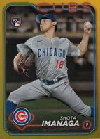 2024 Topps #442 Shota Imanaga Gold Foil Baseball Card
