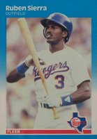 1987 Fleer Glossy #138 Ruben Sierra Baseball Card