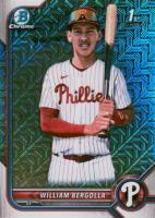 2022 Bowman Mega Box Chrome #159 William Bergolla Baseball Card