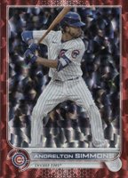 2022 Topps Update #US87 Andrelton Simmons Red Foil Baseball Card