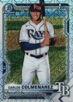 2021 Bowman Chrome Mega Box #238 Carlos Colmenarez Baseball Card