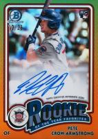 2024 Bowman Rookie of the Year Autographs #ROYPC Pete Crow-Armstrong Orange Baseball Card