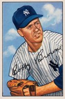 1952 Bowman #105 Bobby Brown Baseball Card