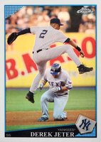 2009 Topps Chrome #98 Derek Jeter Refractor Baseball Card