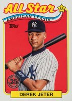 2024 Topps 1989 Topps Baseball All-Star #7 Derek Jeter Baseball Card
