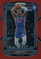 2022 Panini Prizm #256 Jaden Ivey Red Prizm Basketball Card
