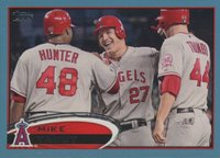 2012 Topps #446 Mike Trout Wal-Mart Blue Border Baseball Card