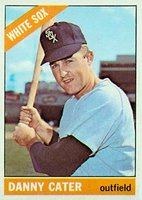 1966 Topps #398 Danny Cater Baseball Card