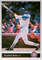 1992 Leaf #412 Sammy Sosa Baseball Card