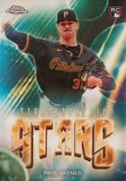 2024 Topps Chrome Update Stratospheric Stars #14 Paul Skenes Baseball Card