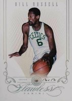2012 Panini Flawless #71 Bill Russell Diamond 1/1 Basketball Card