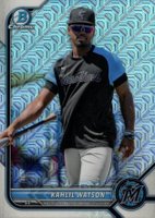 2022 Bowman Mega Box Chrome #3 Kahlil Watson SP Baseball Card