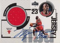 1998 Upper Deck MJ Game Jersey Autograph #UD3GJ Michael Jordan Basketball Card