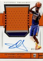 2018 Panini National Treasures #118 DeAndre Ayton Patch Autograph Basketball Card