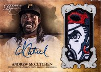 2021 Topps Dynasty Autographed Patch #AM11 Andrew McCutchen Silver Baseball Card