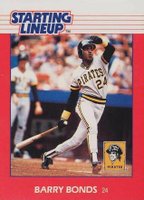 1988 Kenner Starting Lineup # Barry Bonds Baseball Card
