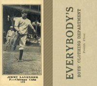 1916 Everybody's #100 Jimmy Lavender Baseball Card
