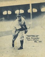 1934 Batter Up #161 Gen. Crowder Baseball Card