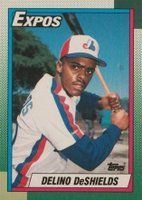 1990 Topps #224 Delino DeShields Baseball Card