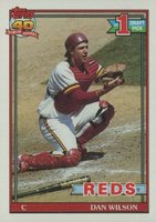 1991 Topps #767 Dan Wilson Baseball Card