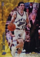 1998 Finest Mystery #M32 John Stockton/Karl Malone Refractor Basketball Card