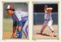 1987 O-Pee-Chee Stickers #84/246 Tom Seaver/Andres Galarraga Baseball Card