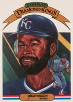 1983 Donruss #15 Willie Wilson Diamond Kings Baseball Card