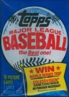 1983 Topps #WP Wax Pack Baseball Card