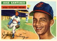 1956 Topps #59 Jose Santiago White Back Baseball Card