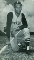 1960 J.D. McCarthy Postcards # Roberto Clemente Baseball Card