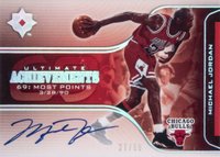 2004 Upper Deck Ultimate Collection Ultimate Achievements #UA-MJ Michael Jordan Signatures Basketball Card
