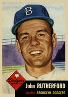 1953 Topps #137 John Rutherford Baseball Card