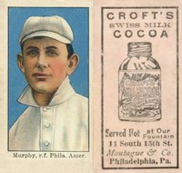 1909 Croft's Cocoa # Danny Murphy Baseball Card