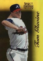 1996 Select Certified #42 Tom Glavine Mirror Gold Baseball Card
