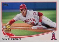 2013 Topps Angels #LAA-2 Mike Trout Baseball Card