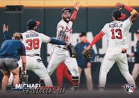 2023 Topps Stadium Club #113 Michael Harris II Black Foil Baseball Card