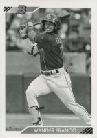 2020 Bowman Heritage Prospects #1 Wander Franco Black & White Baseball Card