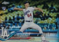 2018 Topps Chrome #71 Walker Buehler Refractor Baseball Card