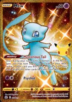 2021 Pokemon Celebrations #025 Full Art/Mew TCG Card