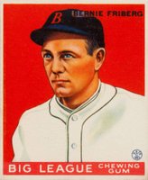 1933 Goudey #105 Bernie Friberg Baseball Card