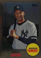 2008 Topps Chrome Trading Card History #40 Derek Jeter Baseball Card