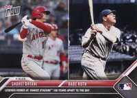 2023 Topps Now #143 Babe Ruth/Shohei Ohtani Baseball Card
