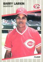 1989 Fleer #164 Barry Larkin Baseball Card
