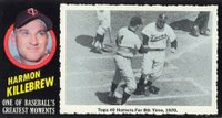 1971 Topps Greatest Moments #8 Harmon Killebrew Baseball Card