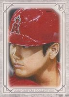 2022 Topps Museum Collection Canvas Collection Reprints #CCR3 Shohei Ohtani Baseball Card