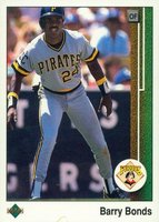 1989 Upper Deck #440 Barry Bonds Baseball Card