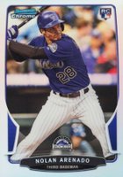 2013 Bowman Chrome Draft Picks & Prospects Rookies #41 Nolan Arenado Refractor Baseball Card