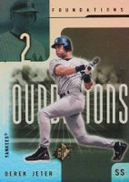 2001 SPx Foundations #F8 Derek Jeter Baseball Card